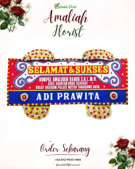 Papan Bunga Ucapan Selamat Sukolelo